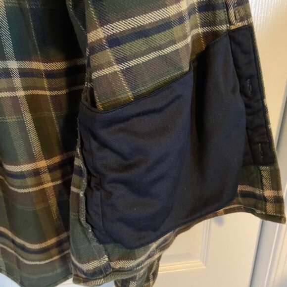 Orvis heavy flannel Shacket Size L - Picture 3 of 6